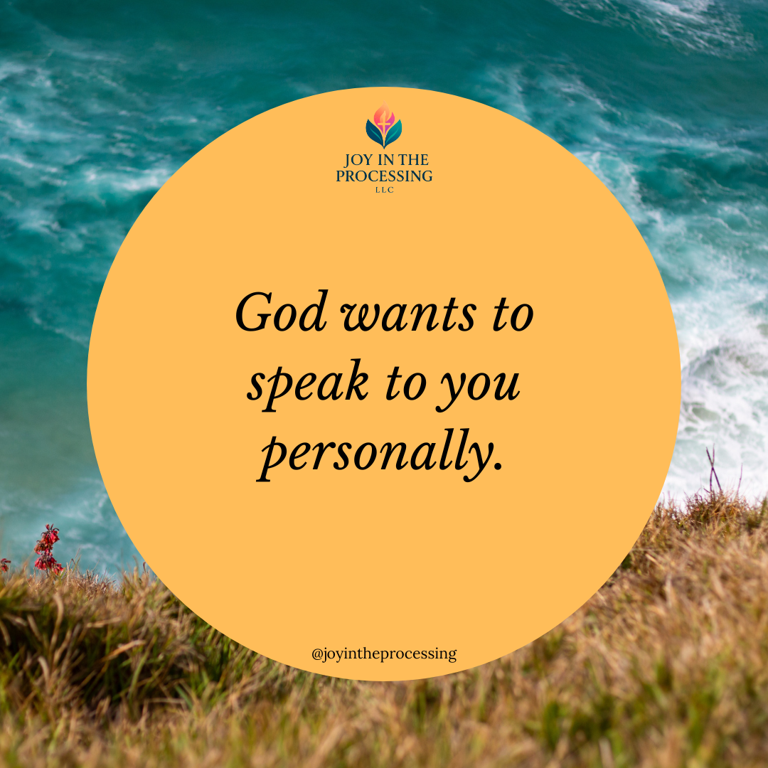 God Wants to Speak to You Personally