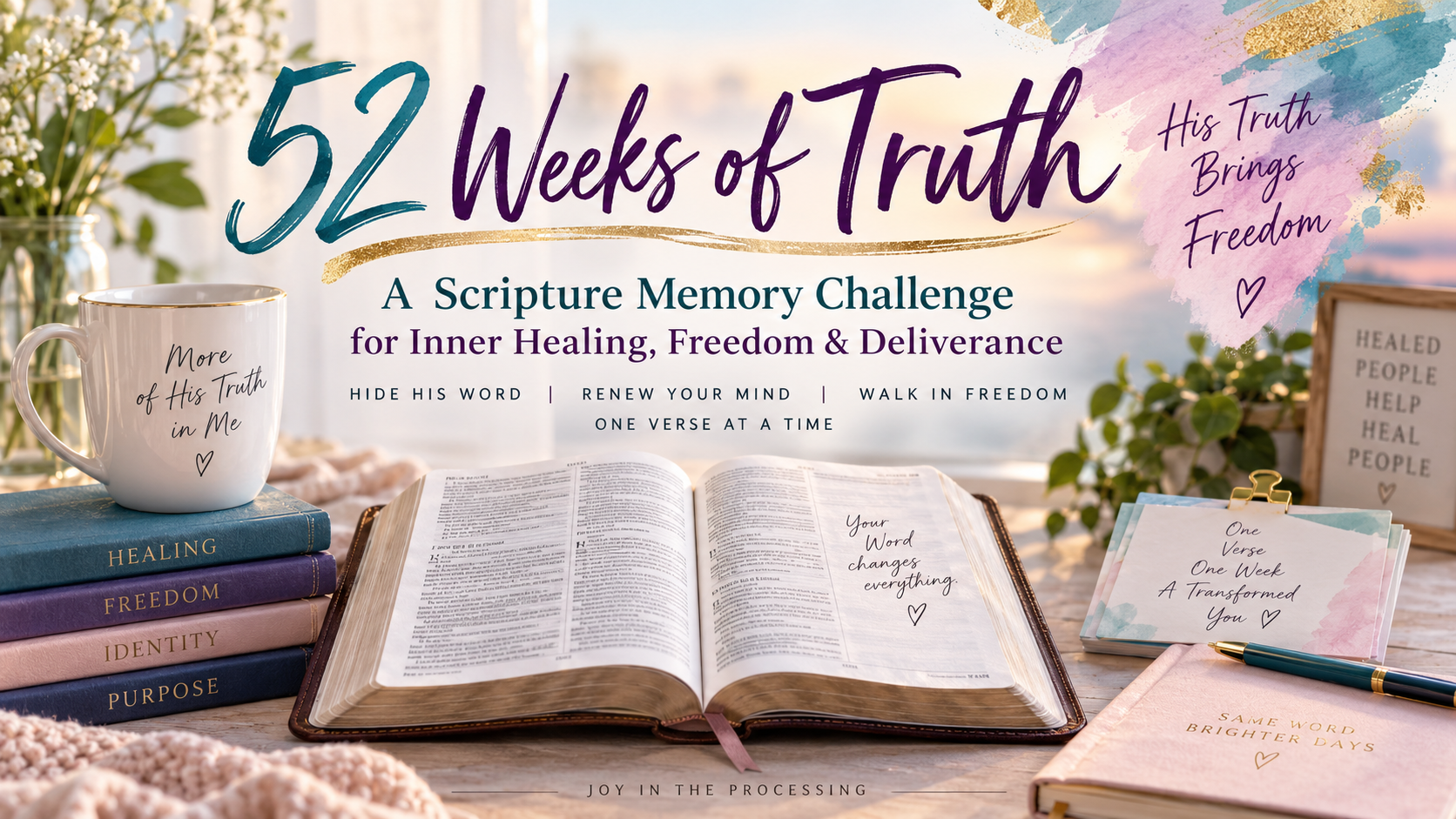 52 Weeks of Truth: A Scripture Memory Challenge for Inner Healing, Freedom & Deliverance